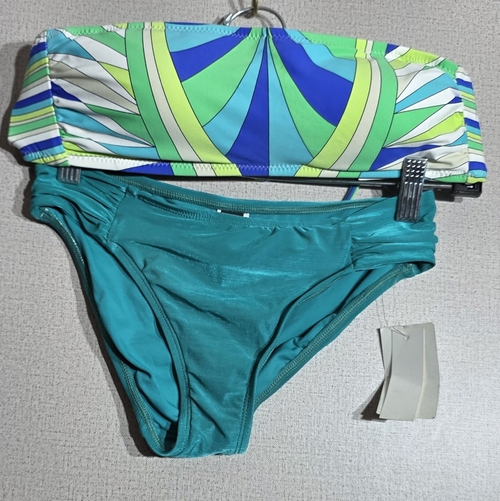 La Blanca Turquoise Swim Bottom